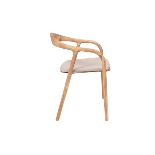 Стул Био комфорт, Бесцветный матовый/бежевый Piano 03